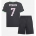 Maillot de foot AC Milan Alvaro Morata #7 Troisième vêtements enfant 2024-25 Manches Courtes (+ pantalon court)